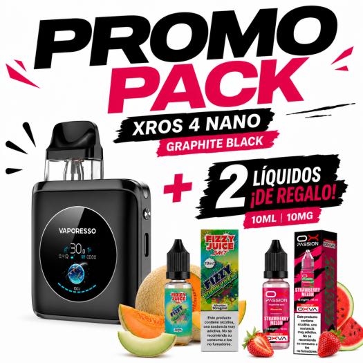 Xros 4 NANO Vaporesso + 2 Nic Salts 10ml 10mg de Brinde