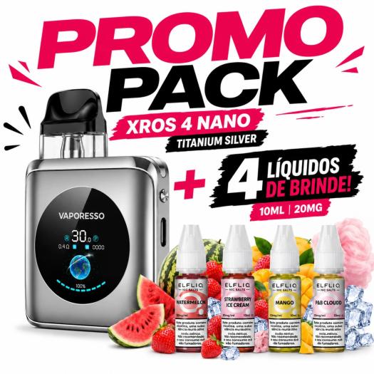 Xros 4 NANO Vaporesso + 4 Nic Salts 10ml 20mg
