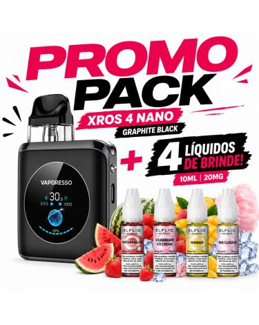Xros 4 NANO Vaporesso + 4 Nic Salts 10ml 20mg