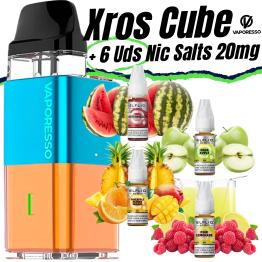 Xros Cube (BONDI BLUE) Vaporesso + 4 uds Nic Salts 10ml 20mg