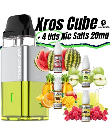 Xros Cube (CYBER LIME) Vaporesso + 4 uds Nic Salts 10ml 20mg