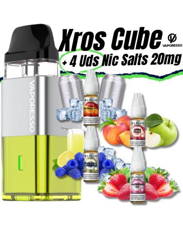 Xros Cube (CYBER LIME) Vaporesso + 4 uds Nic Salts 10ml 20mg
