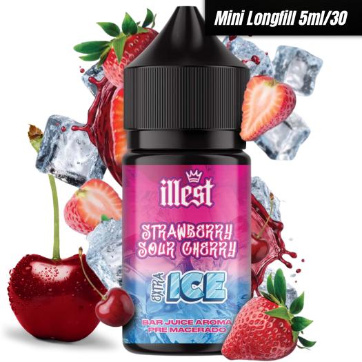 XTRA Ice Strawberry Sour Cherry Ice 5/30 Illest Longfill