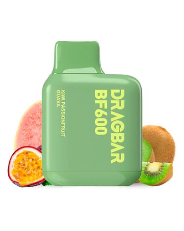 Zovoo Dragbar Descartável BF600 Kiwi Passionfruit Guava 20mg