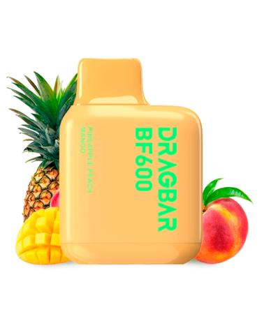 Zovoo Dragbar Descartável BF600 Pineapple Peach Mango 20mg