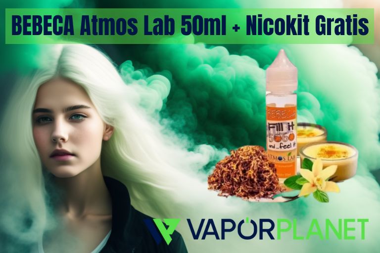 → BEBA Atmos Lab 50ml + Nicokit Grátis