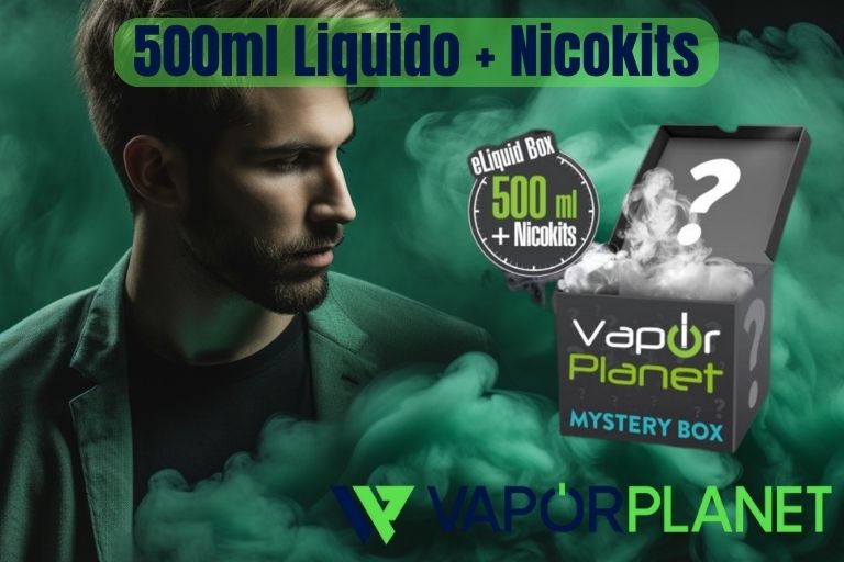 500ml Líquido + Nicokits - VAPE MYSTERY BOX