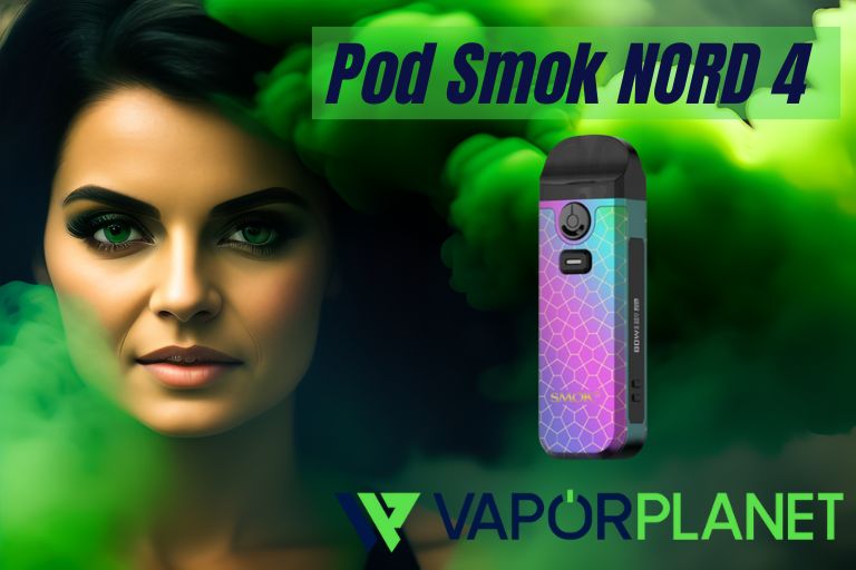 Smok NORD 4 Pod - 60 W - 2.000 mAh - 80 W – POD para Sais de Nicotina