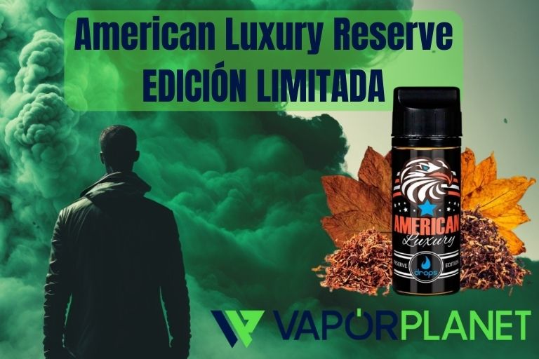 American Luxury Reserve EDIÇÃO LIMITADA 100ml + 2 Nicokits Grátis