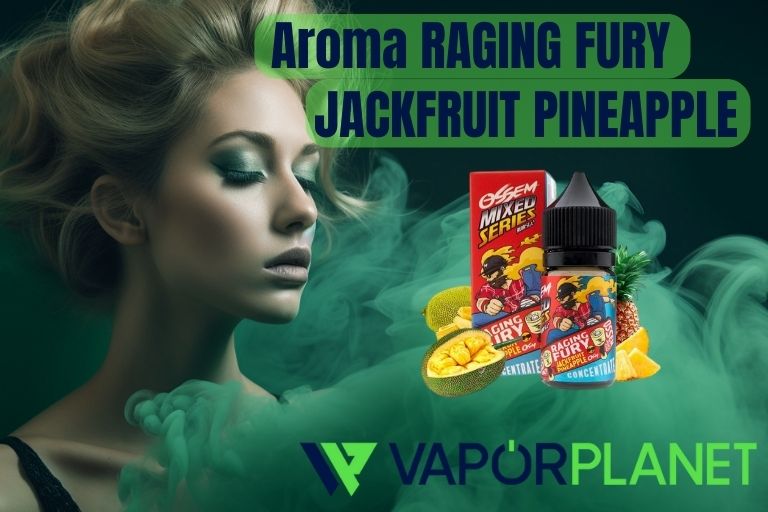 Aroma RAGING FURY JACKFRUIT PINEAPPLE - Ossem Juice Aromas - 10ml e 30ml
