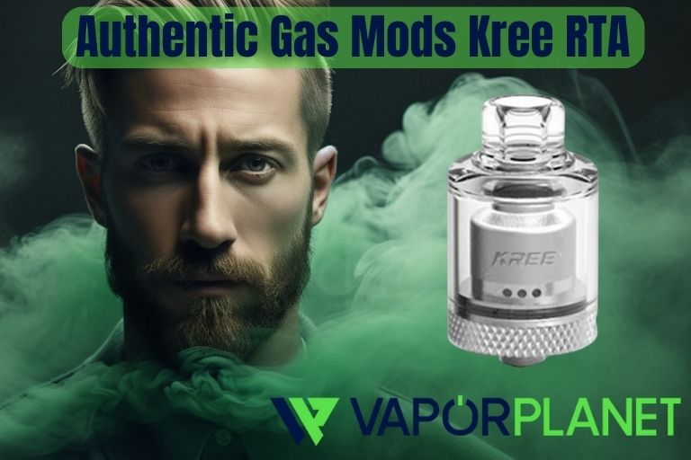 Mods de gás autênticos Kree RTA 22 mm PRATA - Mods de gás