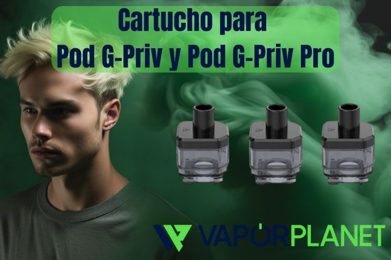 Cartucho para G-Priv Pod e G-Priv Pro Pod 5,5ml (3pcs) - Smoktech