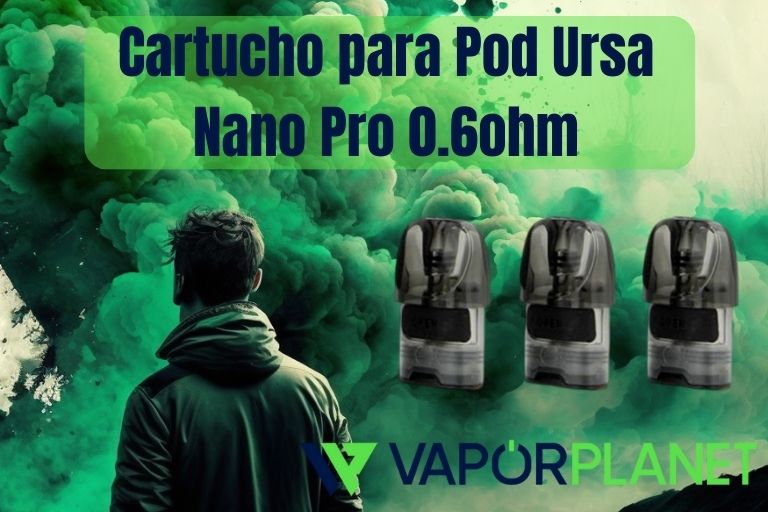 Cartucho Ursa Nano Pro 0,6ohm - Vape Perdido