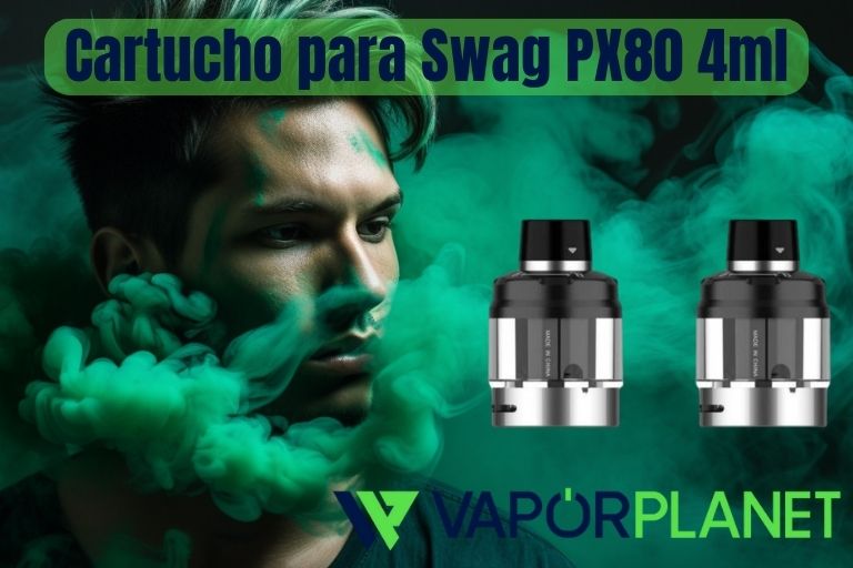 Cartucho para Swag PX80 4ml - Vaporesso (Pack 2 Unidades)