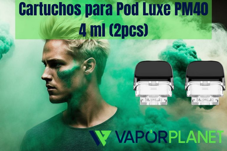 Cartuchos de cápsula Luxe PM40 4ml (2 unidades) - Cápsula Vaporesso