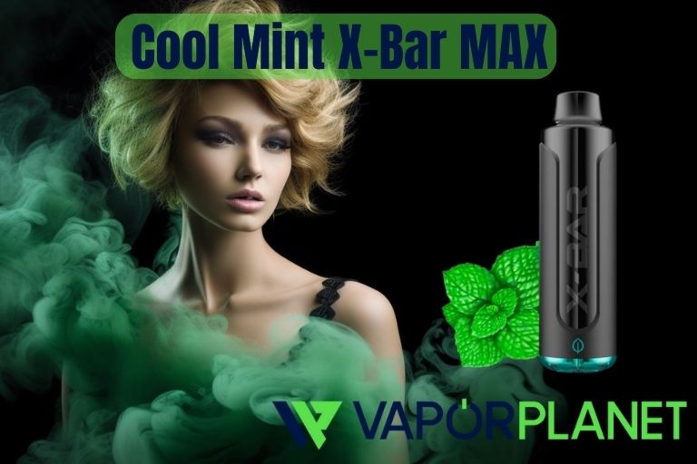 Cool Mint X-Bar MAX - 6500 Puffs - POD Descartável SEM NICOTINA