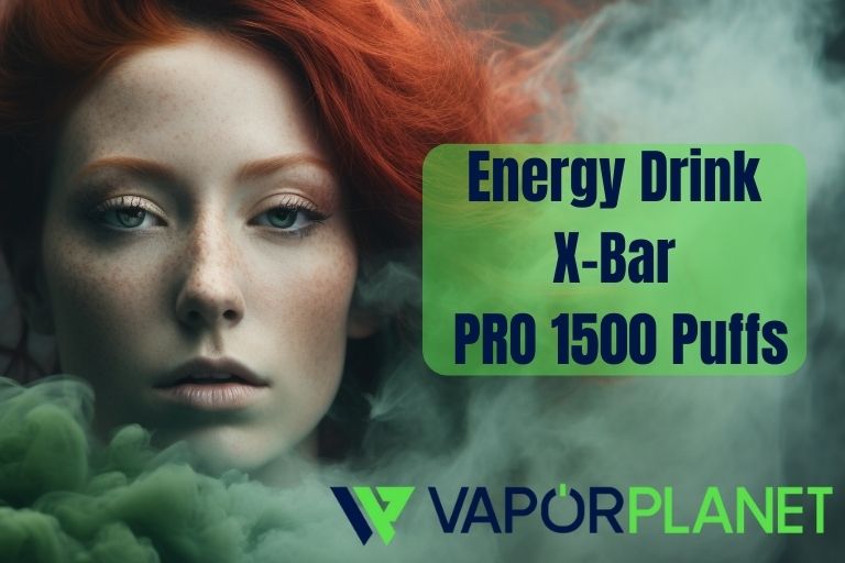 Energy Drink X-Bar PRO 1500 Puffs - POD Descartável SEM NICOTINA