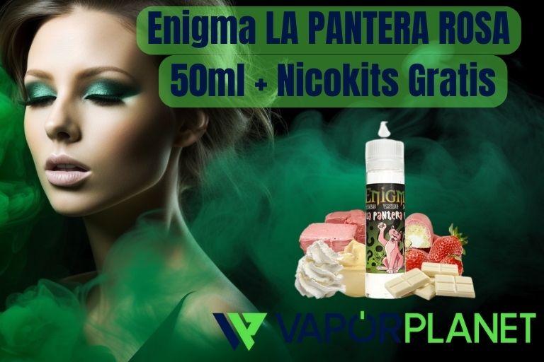 Enigma A PANTERA COR-DE-ROSA 50ml + Nicokits Grátis