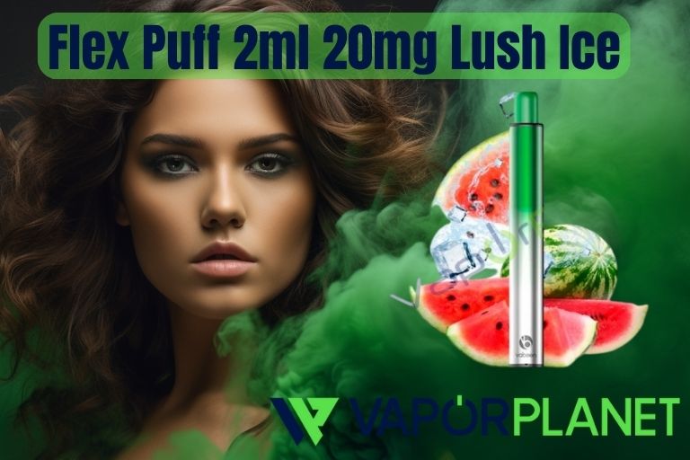 Flex Puff 2ml 20mg Lush Ice - Vabeen - POD DESCARTÁVEL 700Puff