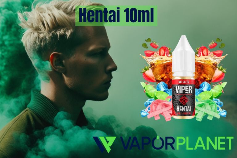 Hentai 10ml - Viper Salt - Líquido com SAIS DE NICOTINA