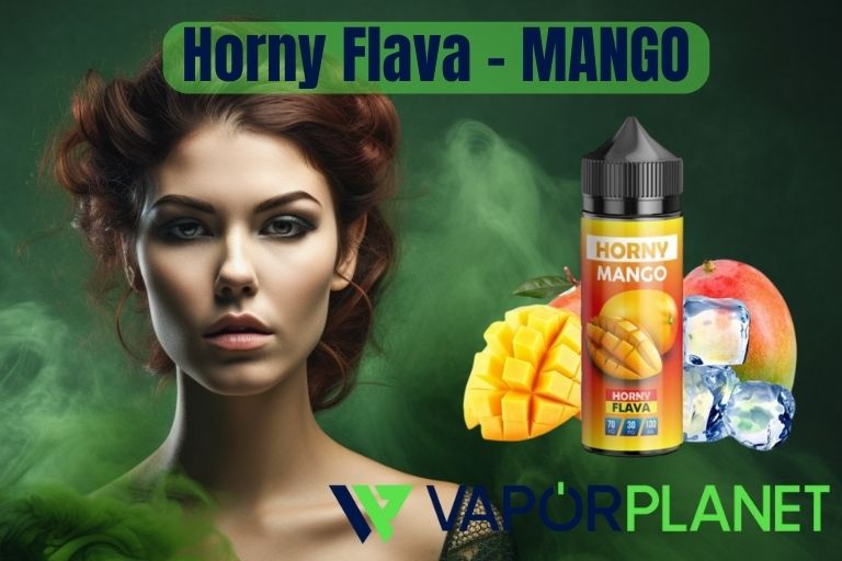 Horny Flava - MANGO 100 ml + 2 Nicokits Grátis