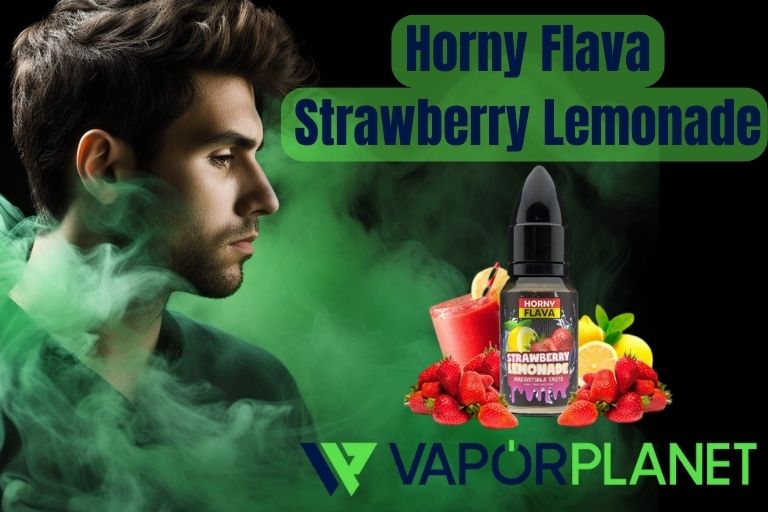 Horny Flava - Strawberry Lemonade 55ml - Nicokit Free