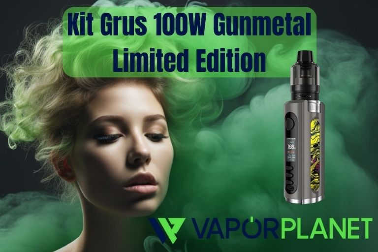 Grus 100W Gunmetal Limited Edition 2ml Kit - Lost Vape