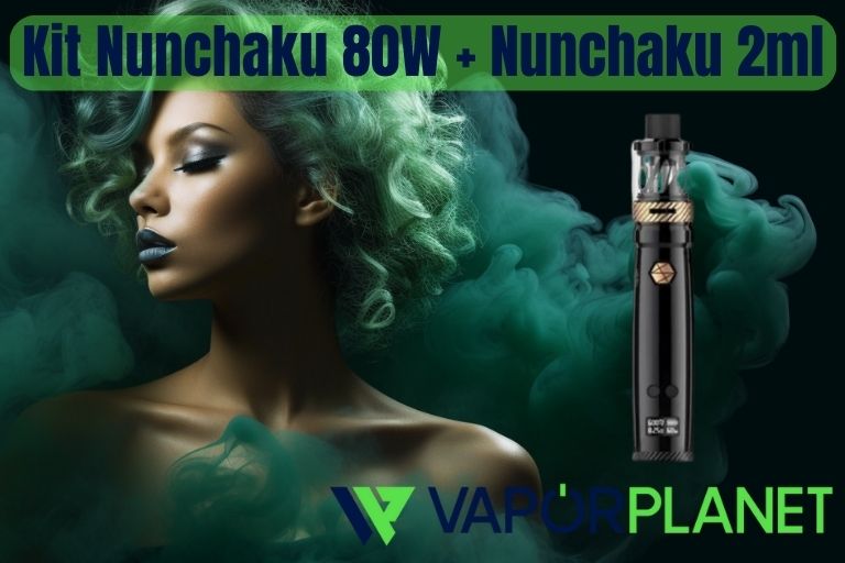 Kit Nunchaku 80W + Nunchaku 2ml ★ Kit Uwell eCigs ★