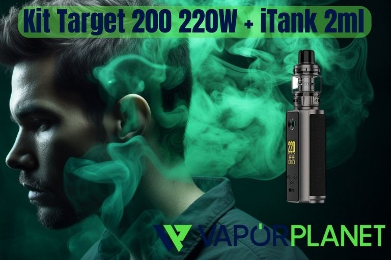 Kit Target 200 220W + iTank 2ml - Vaporesso