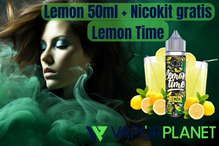 Lemon 50ml + Free Nicokit - Lemon Time - Eliquid France