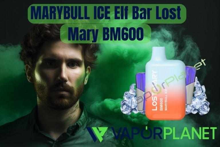 MARYBULL ICE Elf Bar Lost Mary BM600 20mg Sal - Descartável