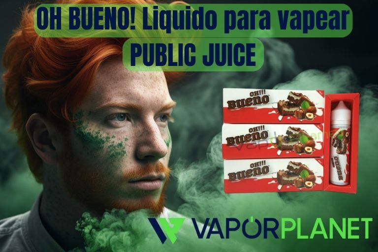 OH! BOM! Liquid to vape PUBLIC JUICE 50ML + Free Nicokit