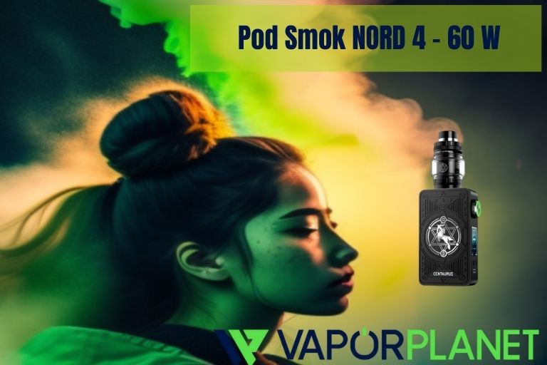 Smok NORD 4 Pod - 60 W - 2.000 mAh - 80 W – POD para Sais de Nicotina