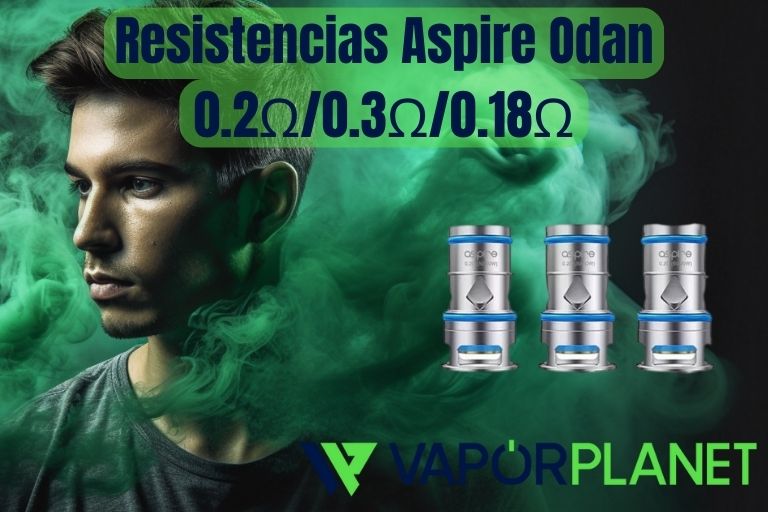 Resistores Aspire Odan 0,2Ω/0,3Ω/0,18Ω