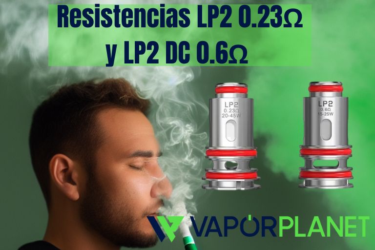 Resistores LP2 0,23Ω e LP2 DC 0,6Ω - Smok