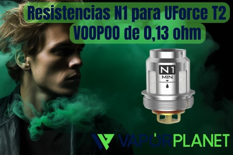 Resistores N1 para UForce T2 VOOPOO 0,13 ohm – Bobina Voopoo