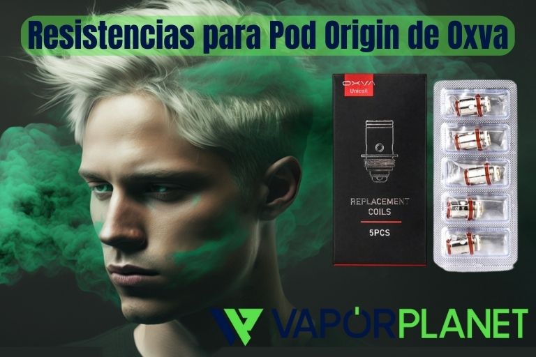 Resistências para Pod Origin of Oxva 0,3 ohm e 0,5 ohm