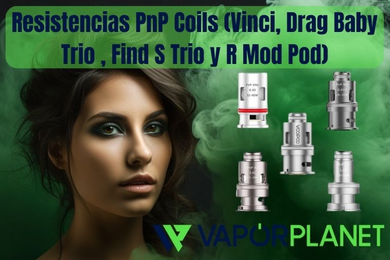 Resistores de bobinas PnP (Vinci, Drag Baby Trio, Find S Trio e R Mod Pod) – Resistores de bobina Voopoo