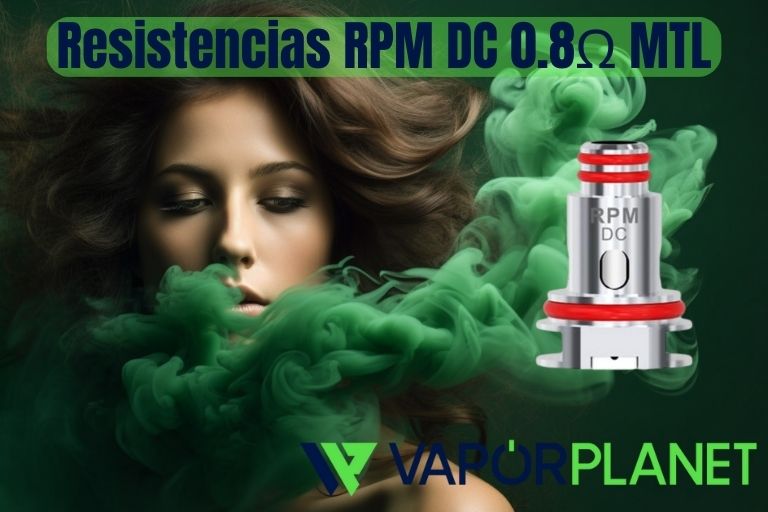 Resistores RPM DC 0,8Ω MTL - Fumo