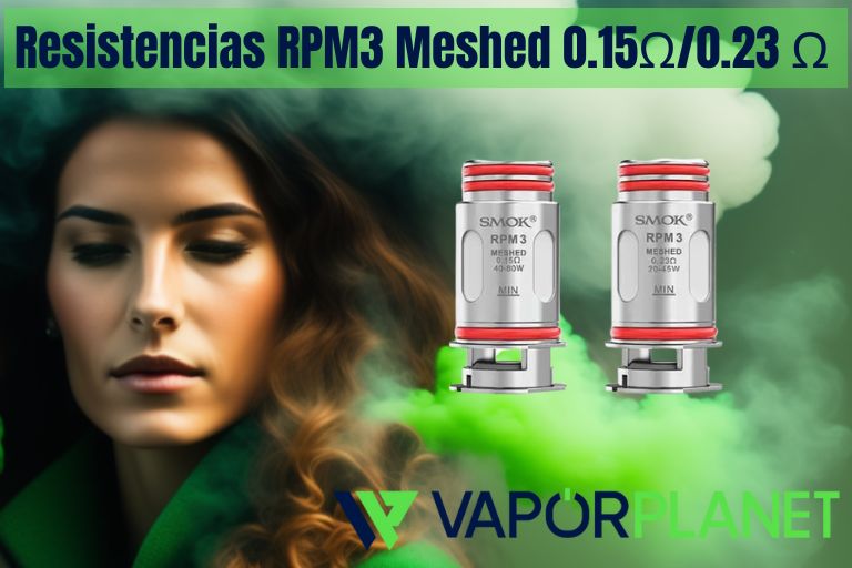 Resistores de Malha RPM3 0,15Ω/0,23Ω - Smoktech