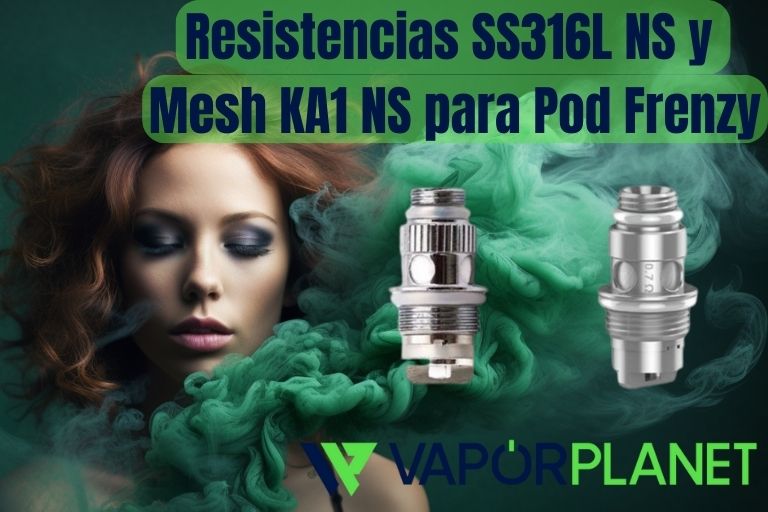 SS316L NS Coils e Mesh KA1 NS para Pod Frenzy – Geekvape