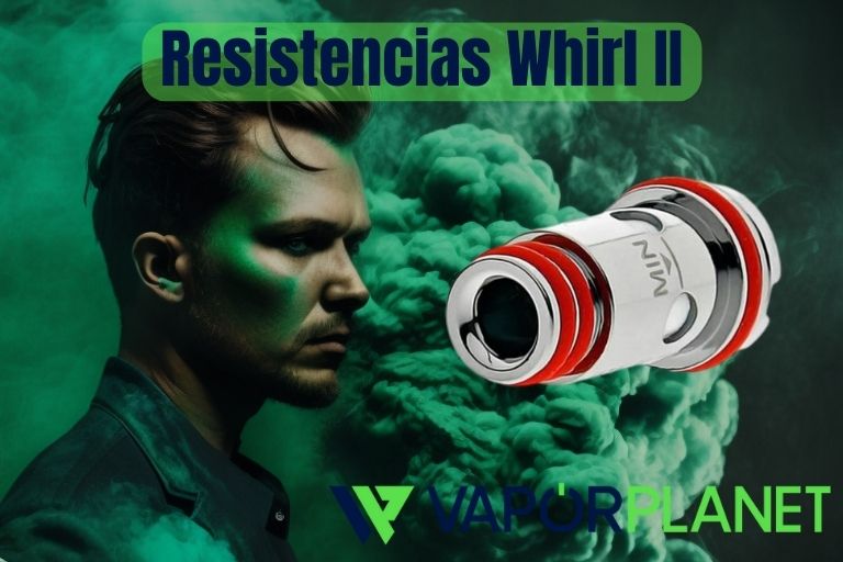 Resistências Whirl II 0,6Ω/1,8Ω (4pcs) - Uwell