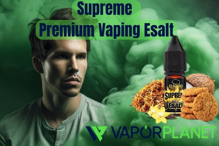 Supreme - Premium Vaping Esalt 10 ml - Líquido com SAIS DE NICOTINA