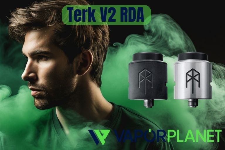 Terk V2 RDA - Mterk - RDA Atomizador - COR PRATA