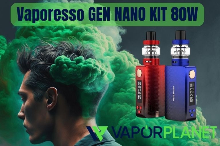 Vaporesso GEN NANO KIT 80W com GTX 22 – kit Vaporesso eCigs