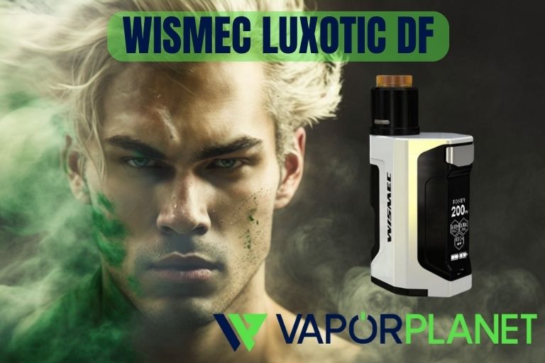 WISMEC LUXOTIC DF + Guilhotina V2 RDA (BRANCO)